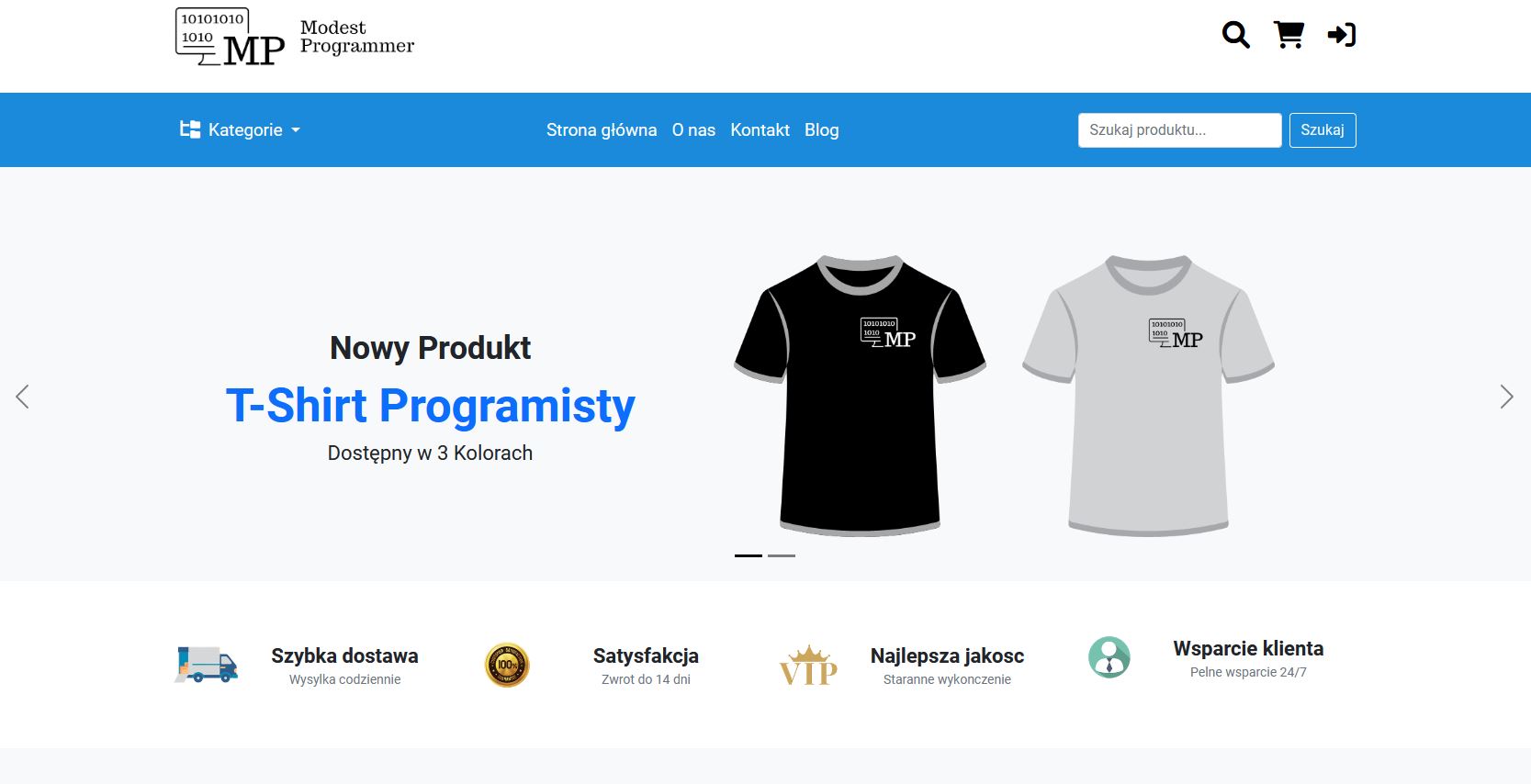 A happy, smiling customer